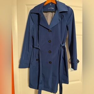 Women’s Calvin Klein royal blue rain jacket. Size Small